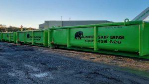 Construction project manager hiring two hook bins from Jumbo Skips in Brisbane